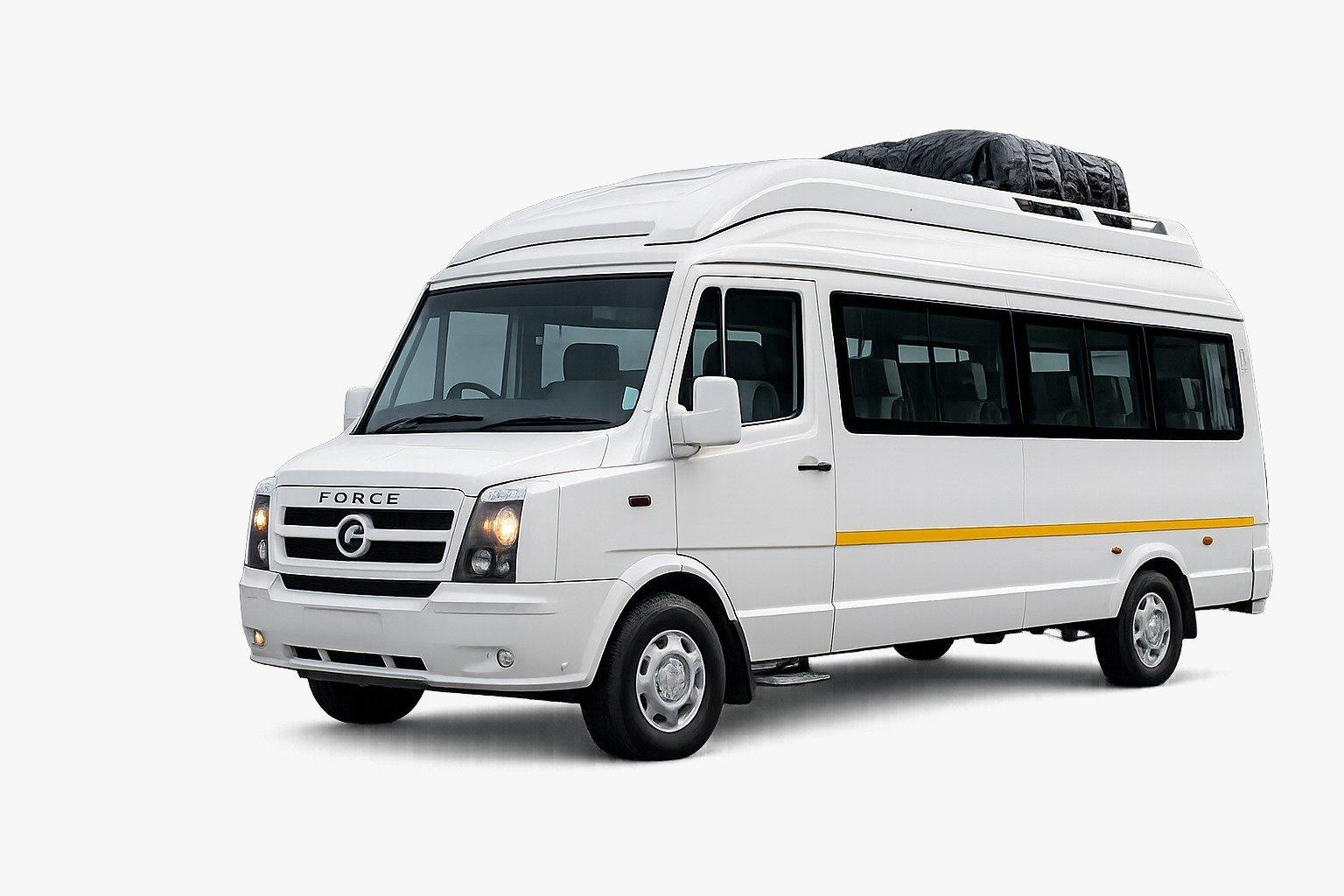 Tempo Traveller 12 seater AC vehicle for group travel