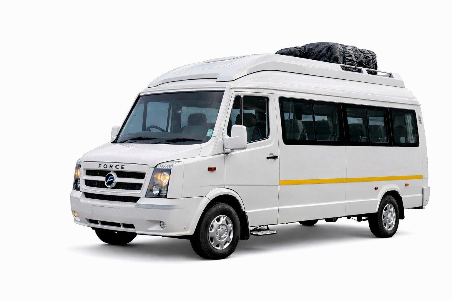 Tempo Traveller 13 seater comfortable vehicle